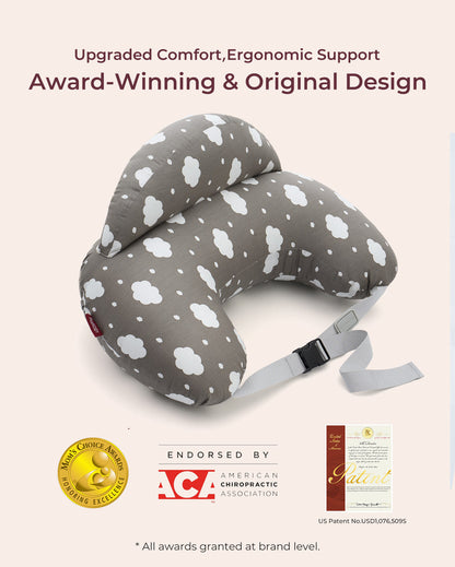 Multifunctional and Adjustable Nursing Pillow - Light Pink