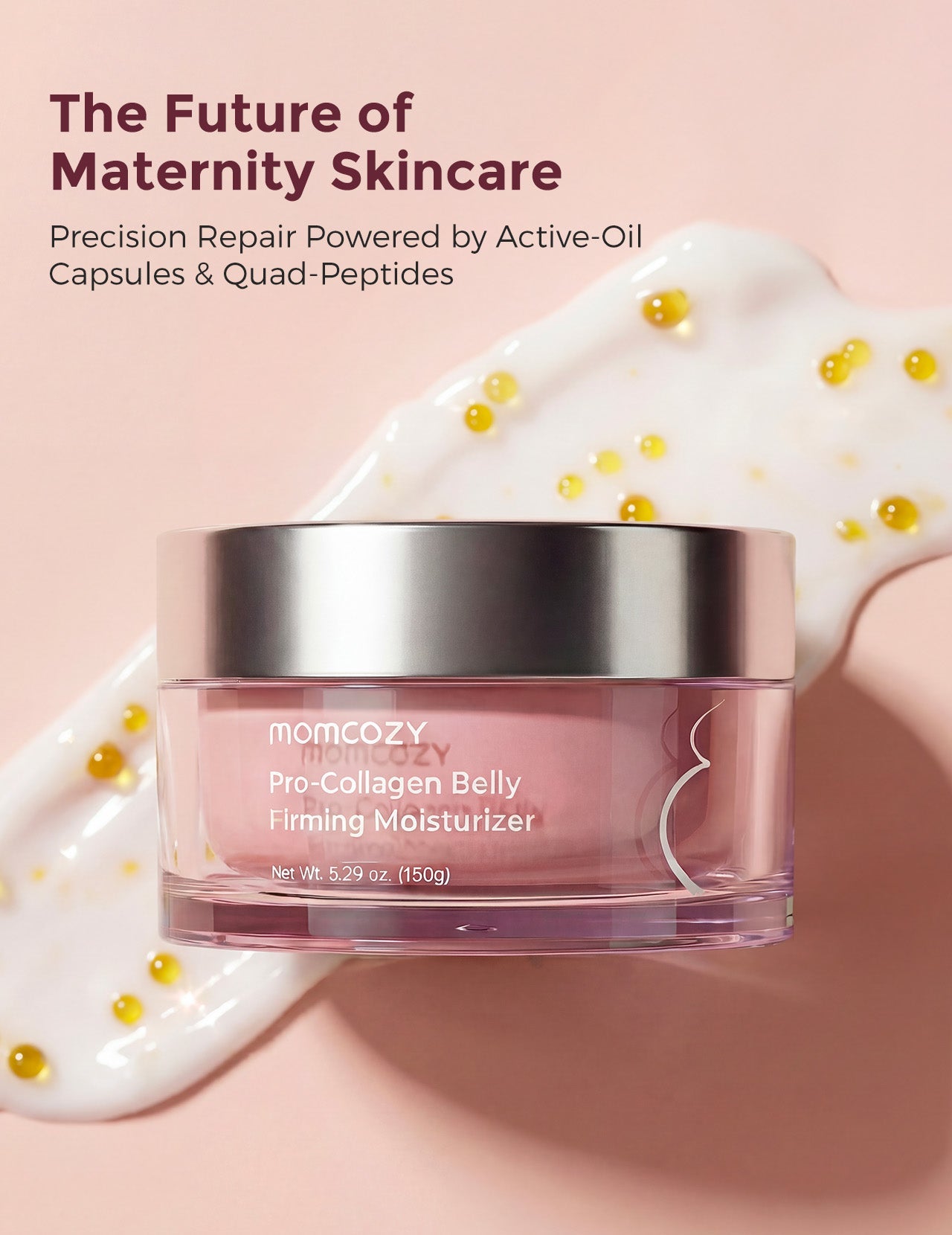 Pregnancy Comfort Bundle:  Stretch Mark Cream, Pregnancy Pillow