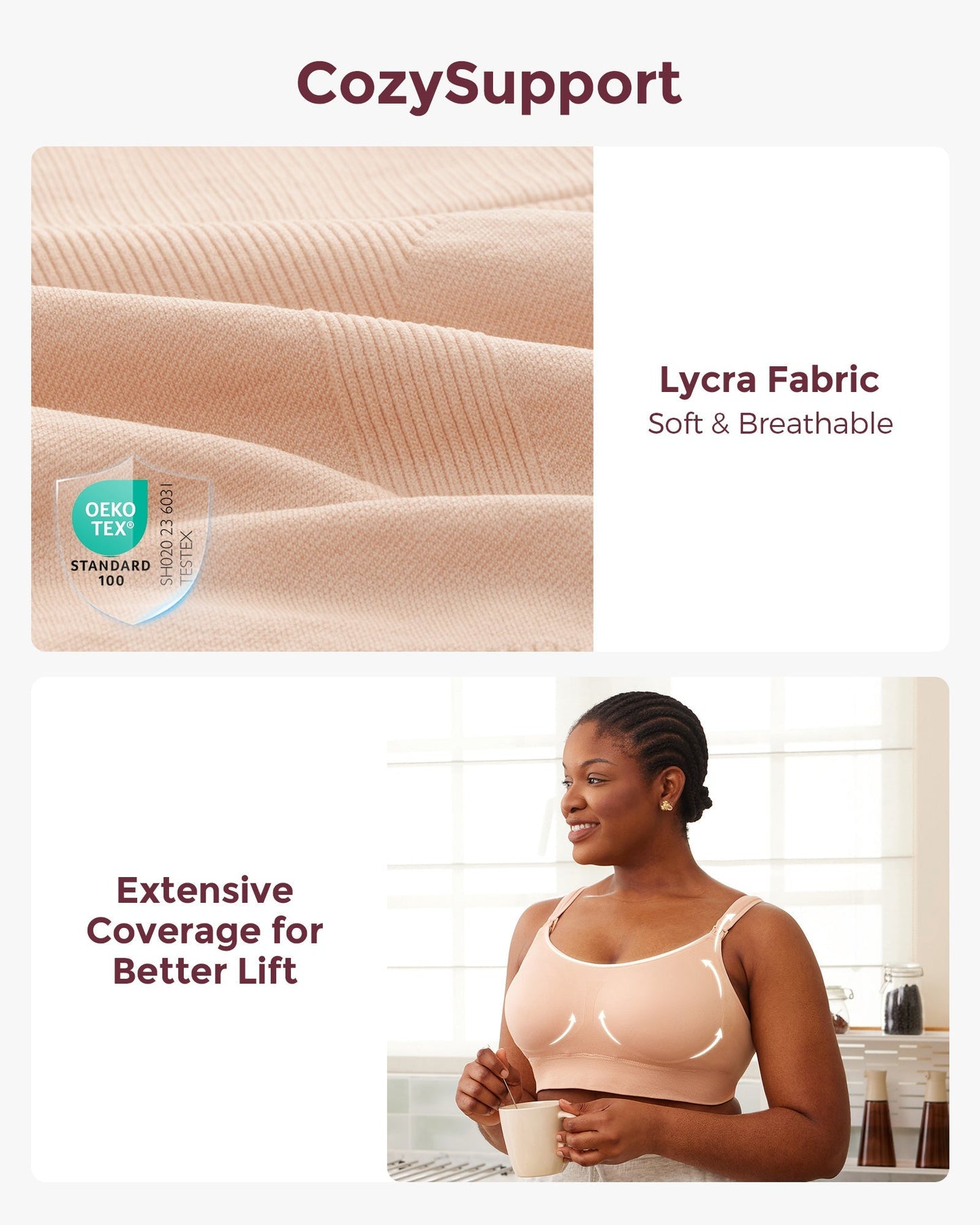 littlehex Hands-Free Pumping Bra All-in-One with Fixed Padding