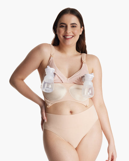 littlehex Hands-Free Pumping Bra All-in-One with Fixed Padding
