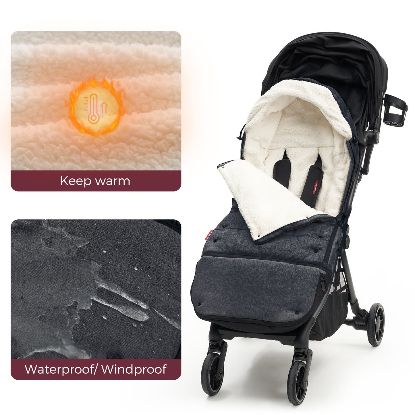 littlehex Universal Stroller Footmuff