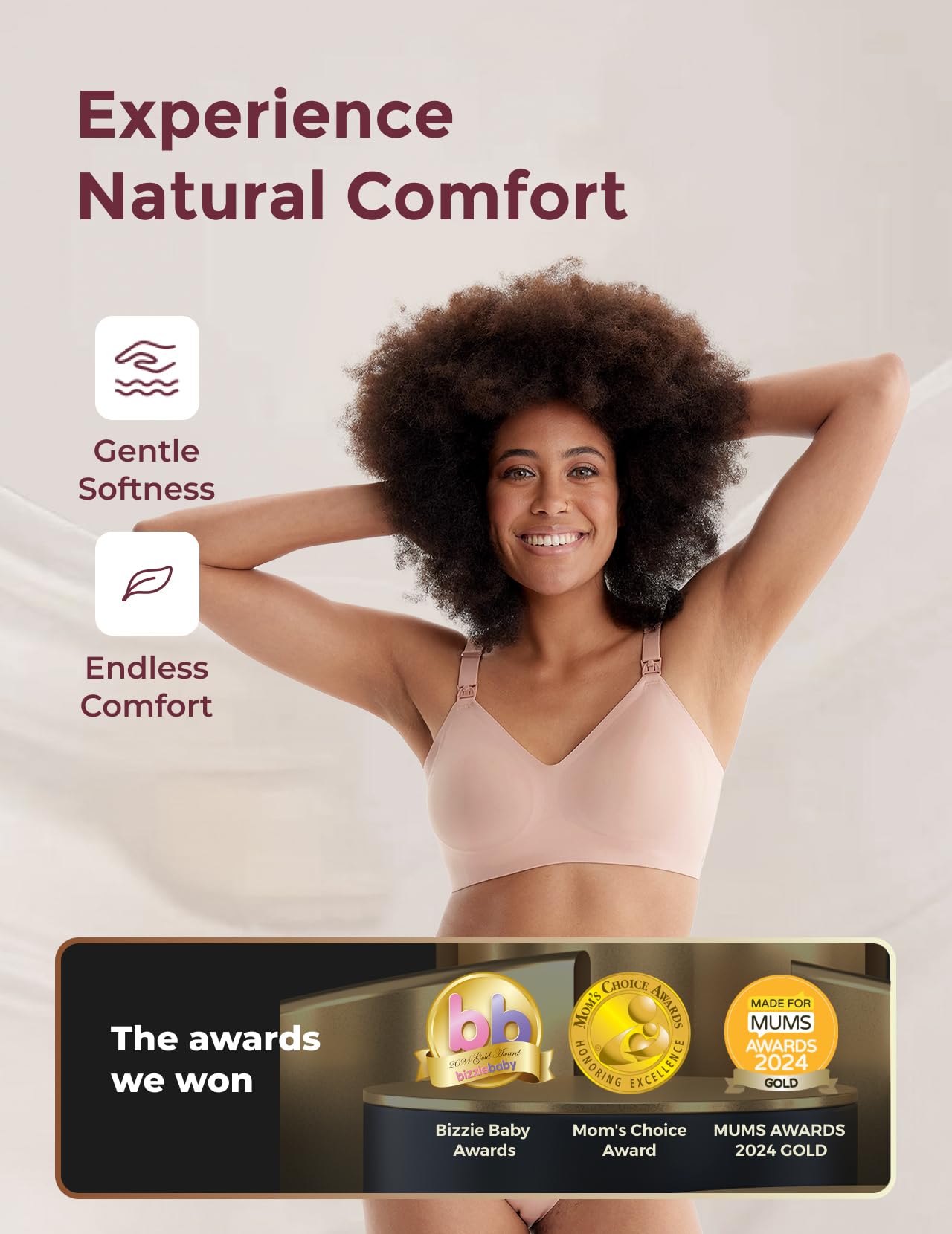 Postpartum Essential Kit：Postpartum Belly Wrap + Nursing bra