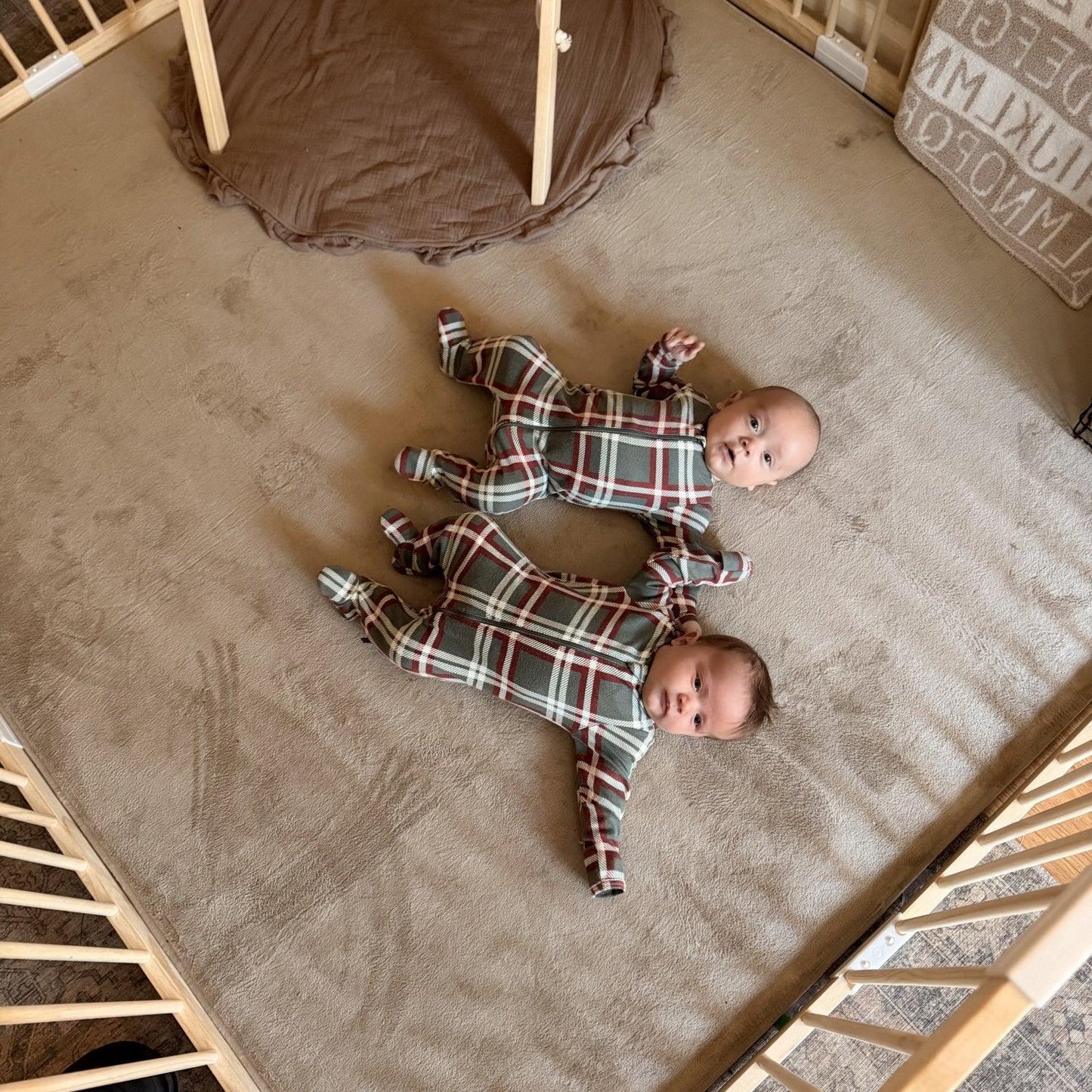 LittleHex  Customizable Natural Wood Playpen for Babies & Toddlers