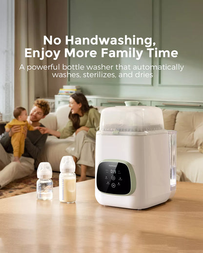 Clean & Feeding Bundle: Bottle Washer and High Chair and Washing Block | US