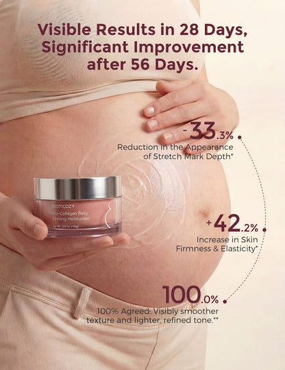 Pregnancy Comfort Bundle:  Stretch Mark Cream, Pregnancy Pillow