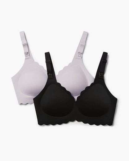 Jelly Strip - Seamless Floral Push up Nursing Bra au - YN46