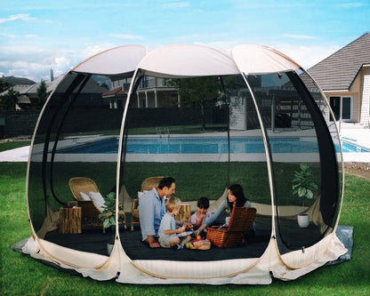 Pop-Up Mesh Pavilion