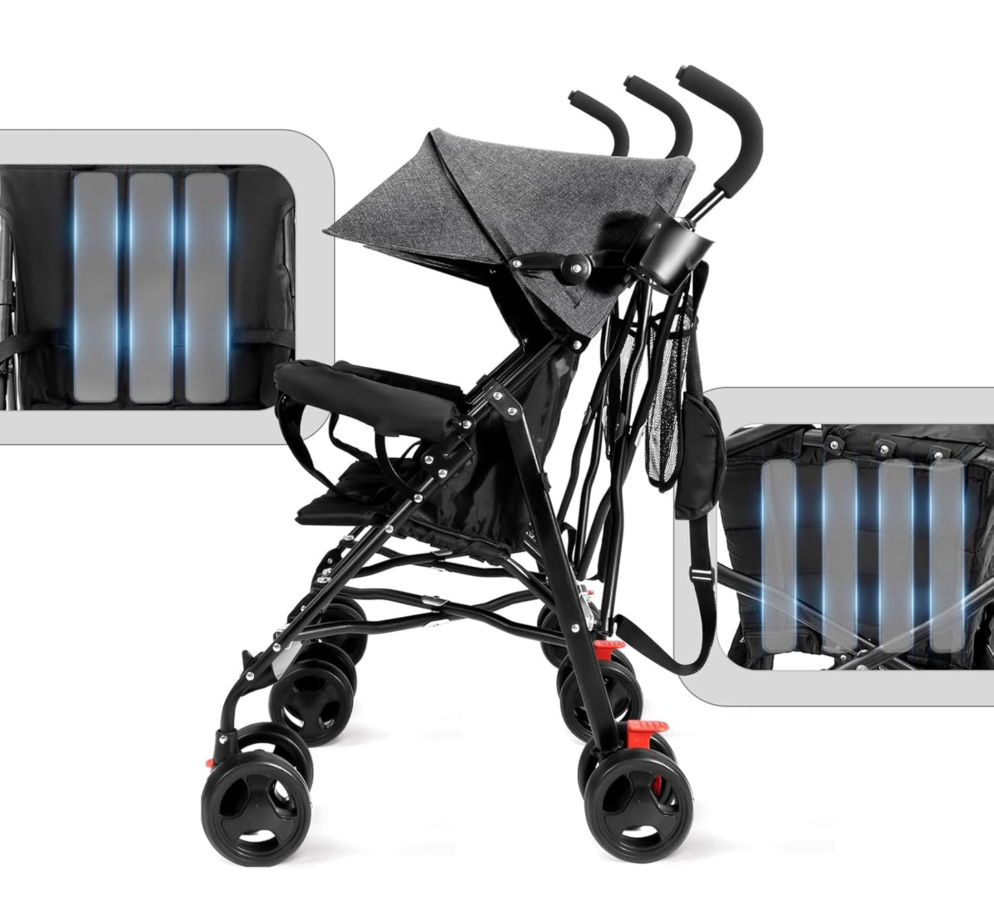 Backpack Twin Stroller
