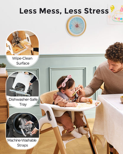 Clean & Feeding Bundle: Bottle Washer and High Chair and Washing Block | US